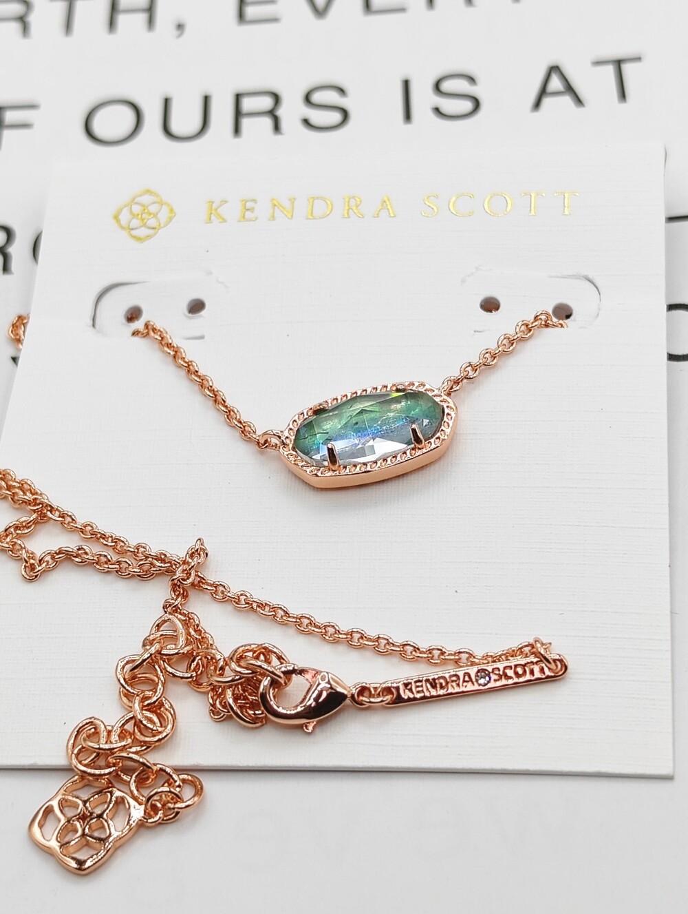 Kendra Scott rose Gold Necklace